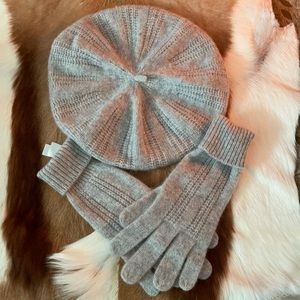 Merona Cashmere Beret and Gloves